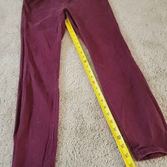 2/$20 LOFT Burgundy Legging Pants 8 - Picture 4 of 10